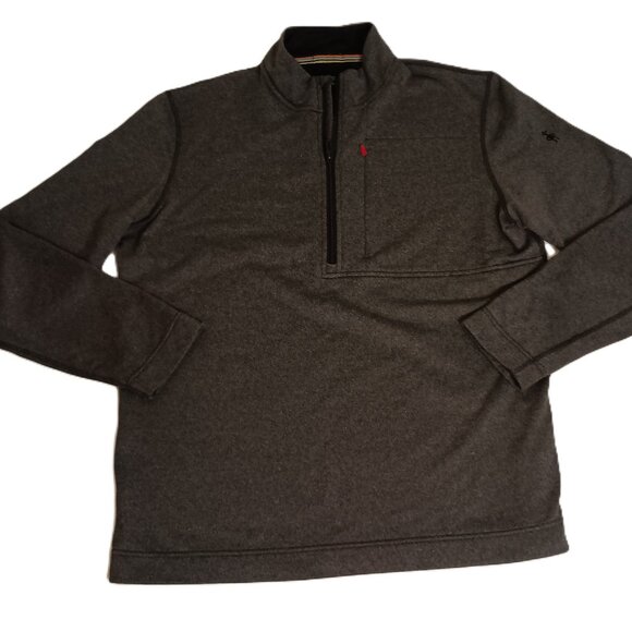 Smartwool Gray 1/2 Zip Pullover Shirt w/ Front Pocket Merino Wool Blend Men’s XL - Picture 1 of 15